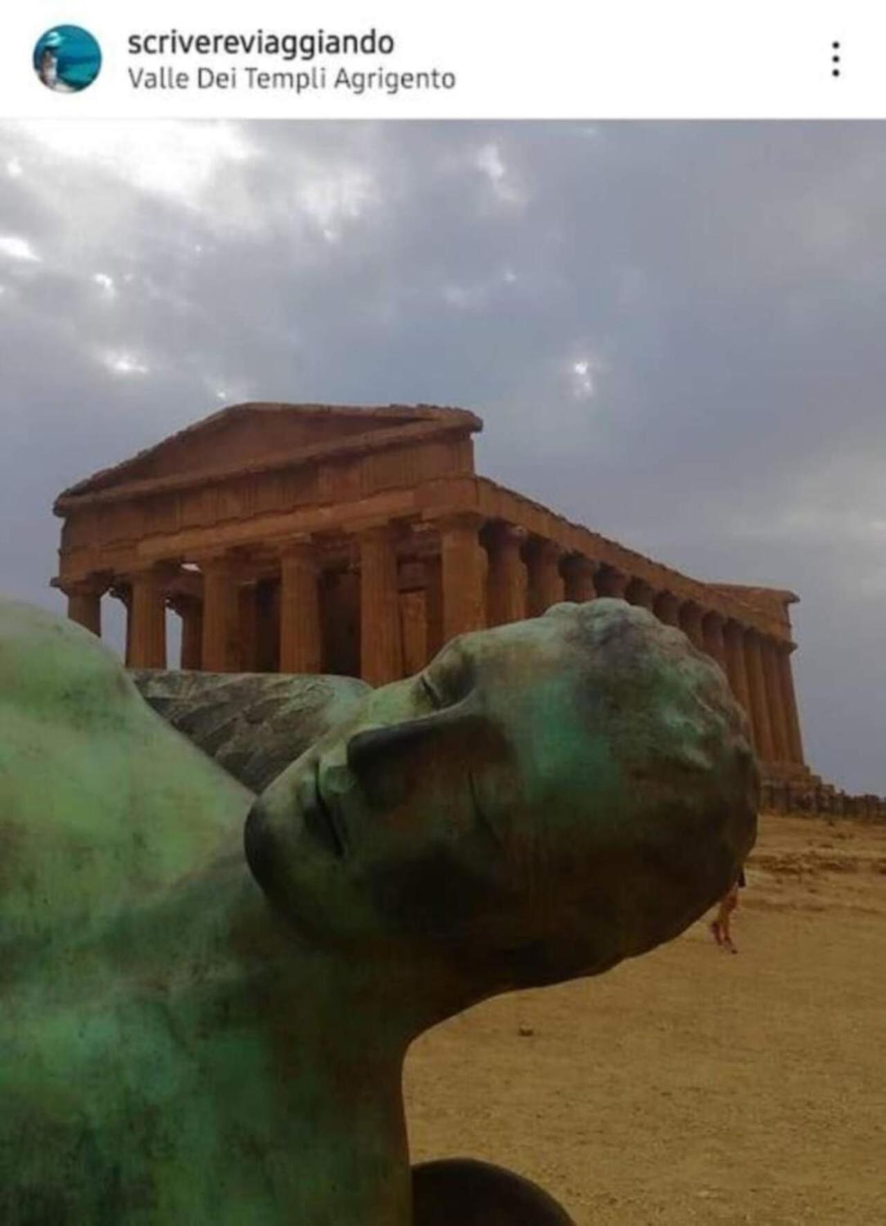 Casuzza Di Girgenti Con Vista Valle Dei Templi! Agrigento Luaran gambar
